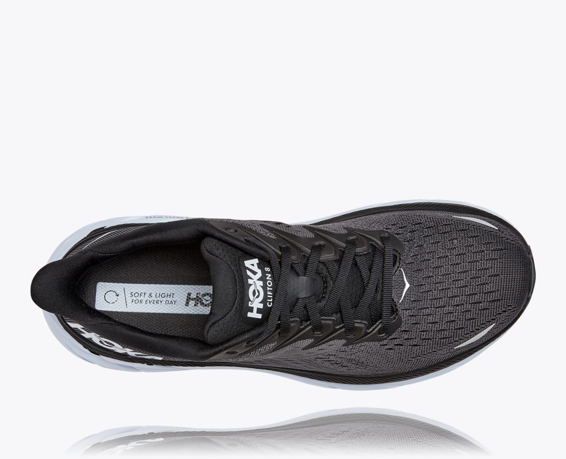 HOKA ONE ONE Clifton 9 Black / White